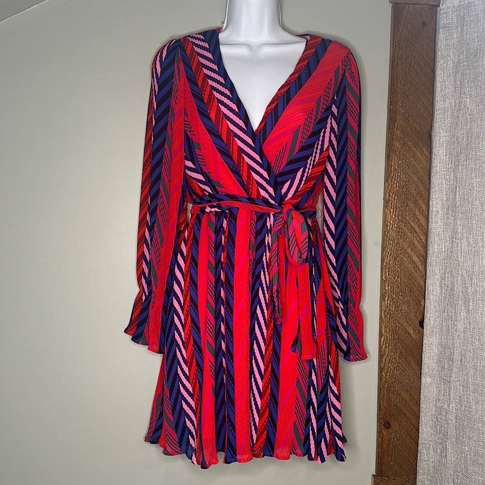 Allison & Kelly Multicolor Striped Mini Dress